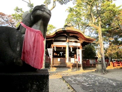 天神社の牛像
