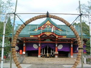 山王日枝神社の茅の輪