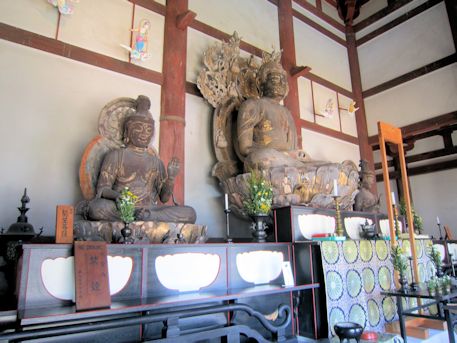 喜光寺本堂の仏像