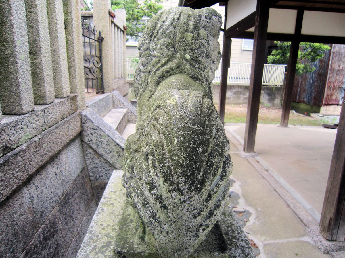 渟名城入姫神社の狛犬