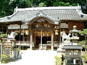 笠山荒神社拝殿