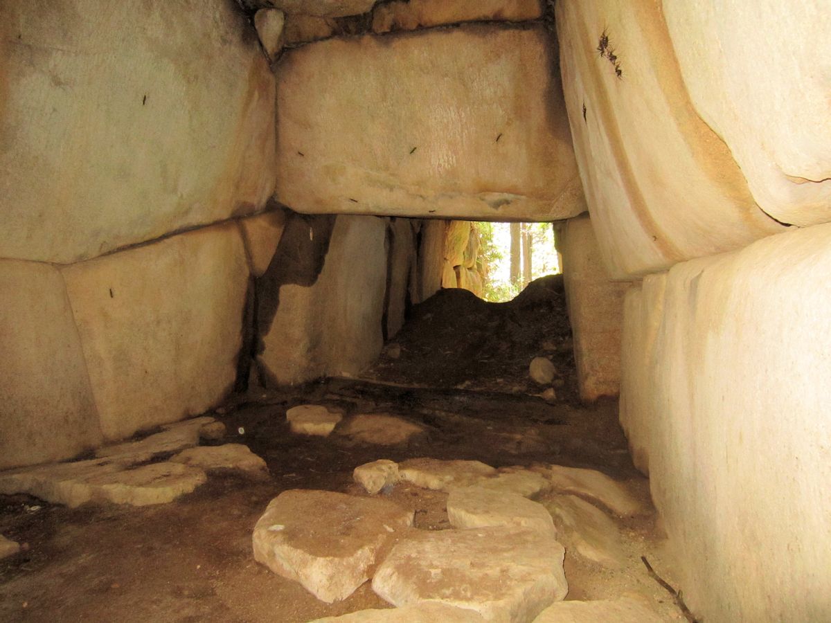 ムネサカ古墳の両袖式横穴式石室