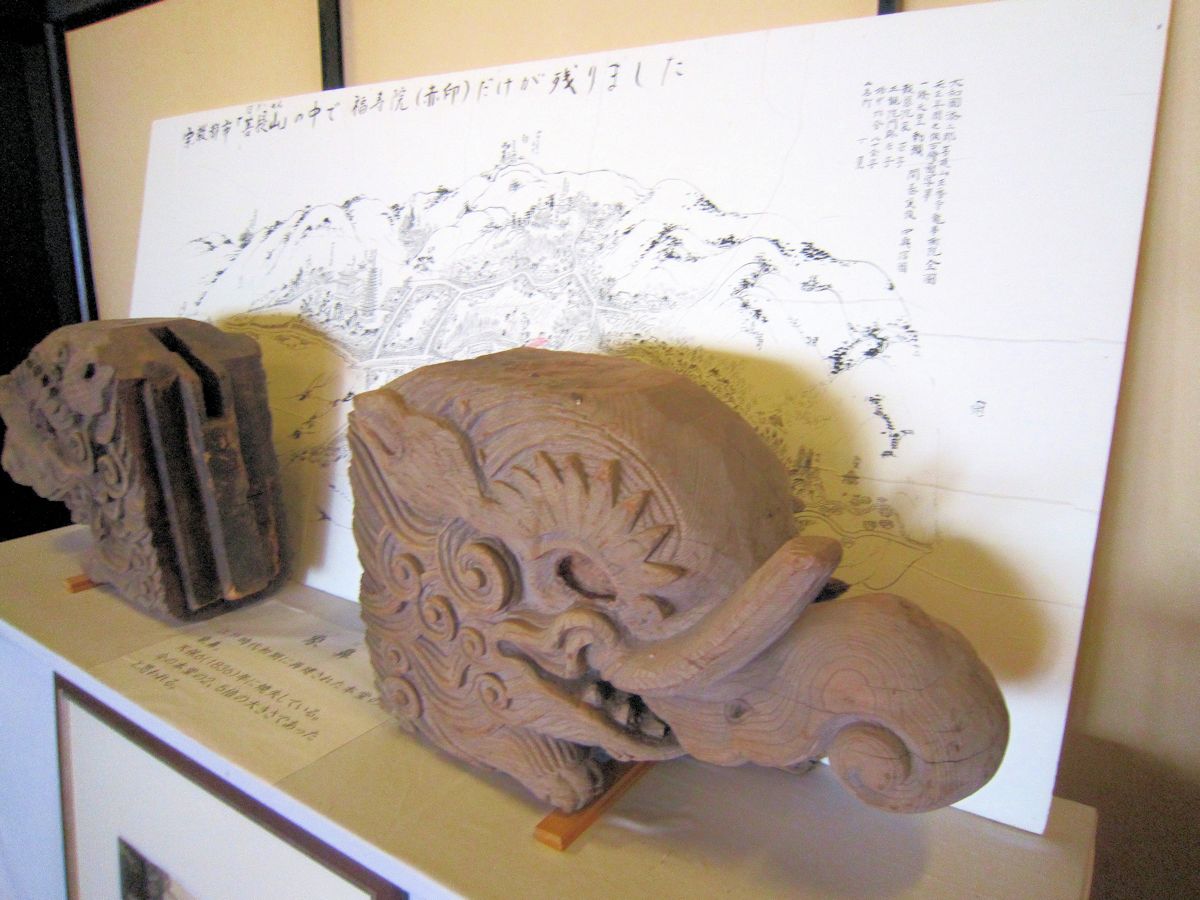 旧正暦寺本堂の象鼻