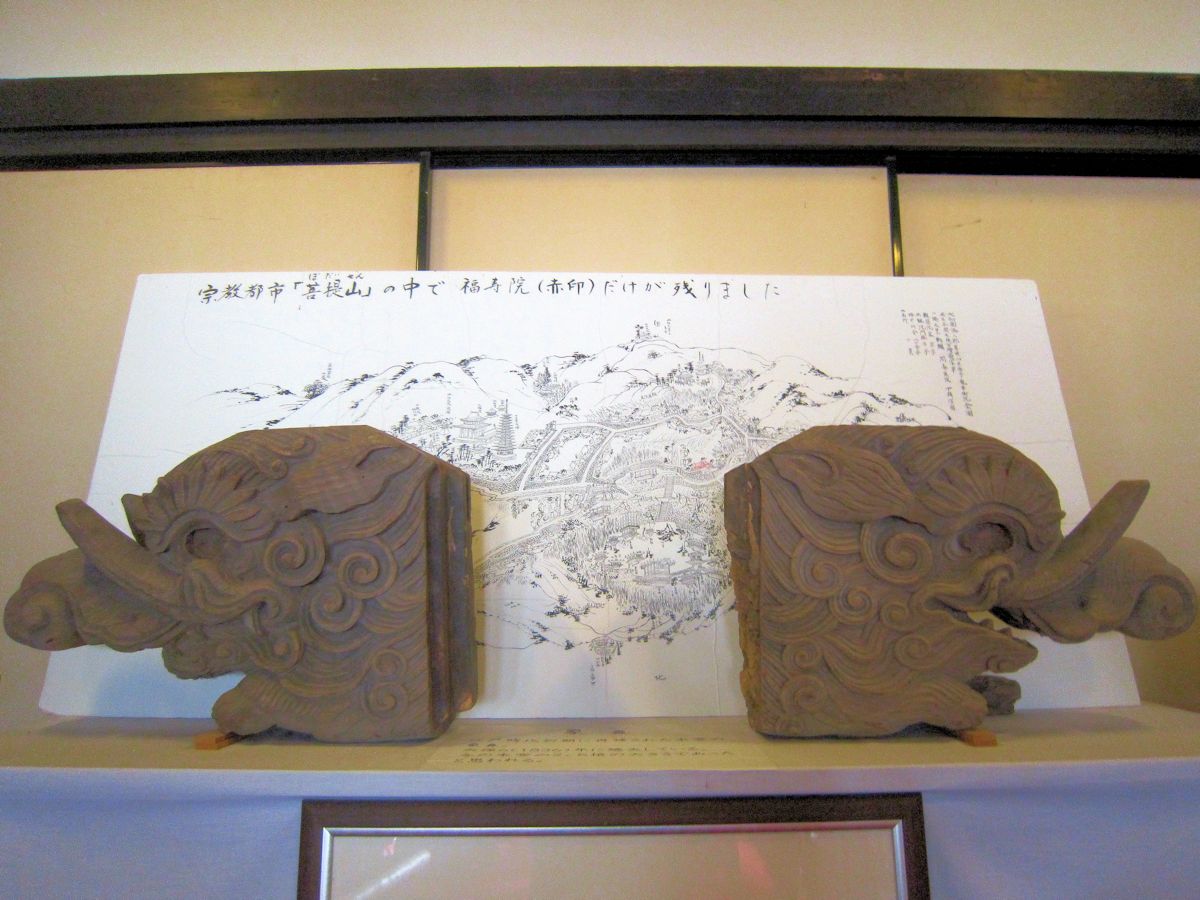 旧正暦寺本堂の象鼻