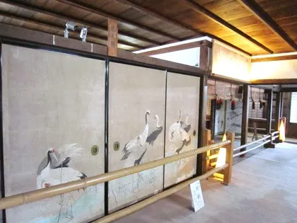 吉水神社書院の襖絵