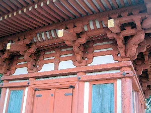浄瑠璃寺三重塔初層