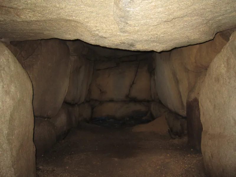秋殿南古墳の石室