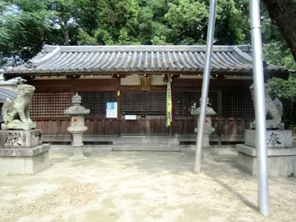 伴堂杵築神社の拝殿