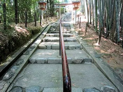 久延彦神社の階段