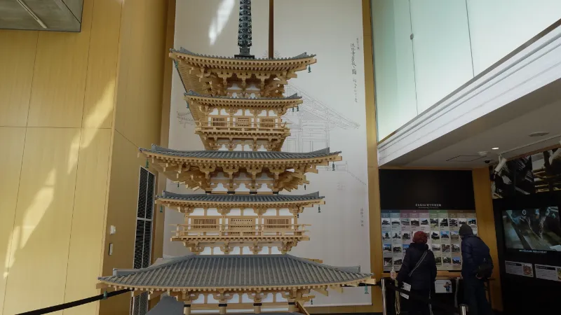 薬師寺東塔模型