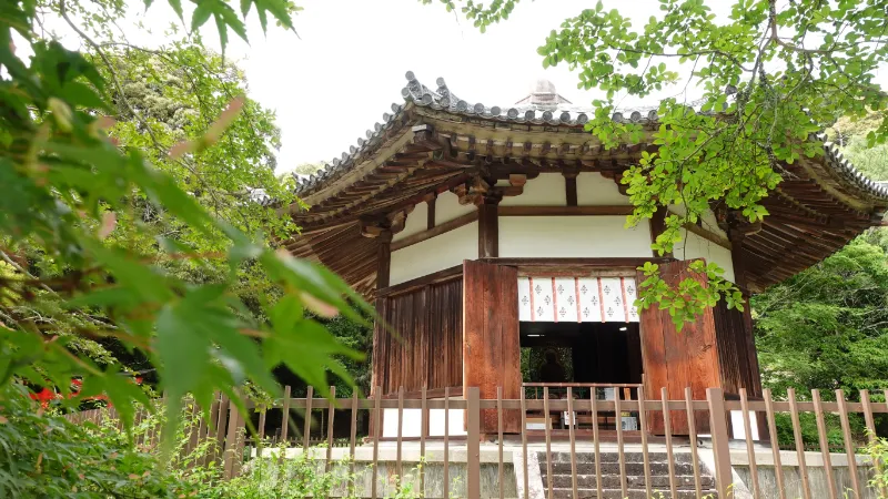 栄山寺の国宝八角円堂