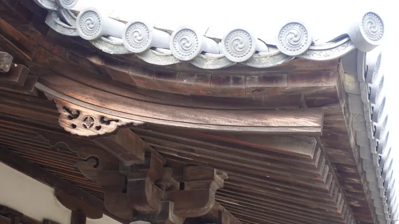 富貴寺本堂の懸魚