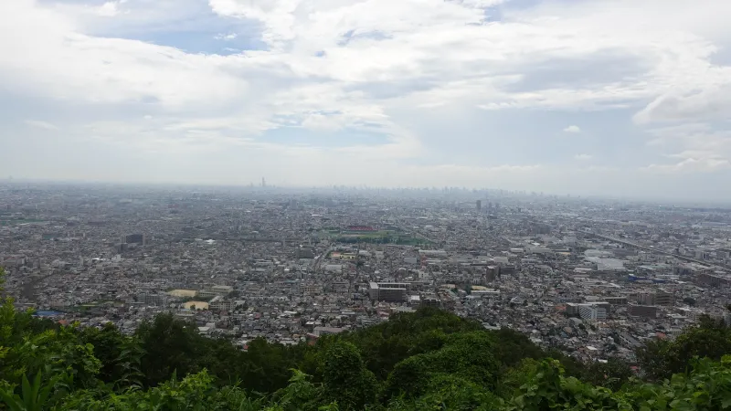 枚岡山展望台の絶景