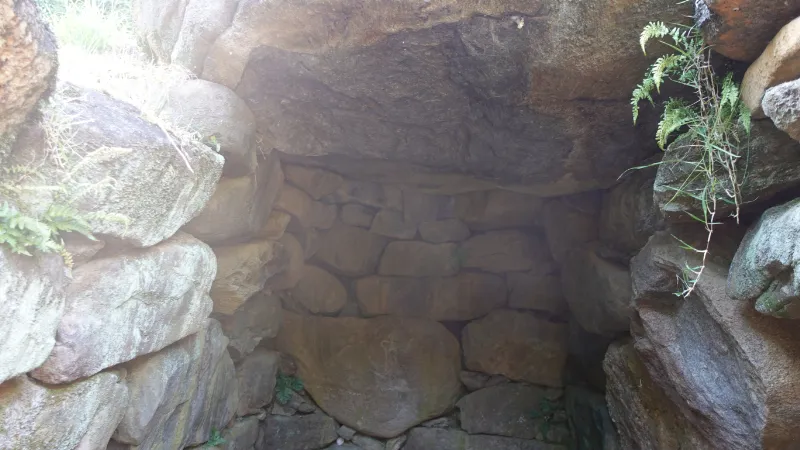畠田古墳の横穴式石室