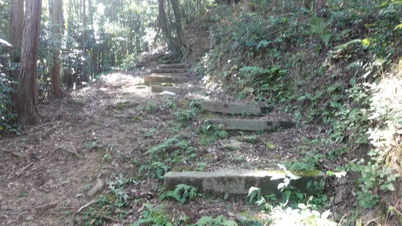 巨勢山口神社の登山道