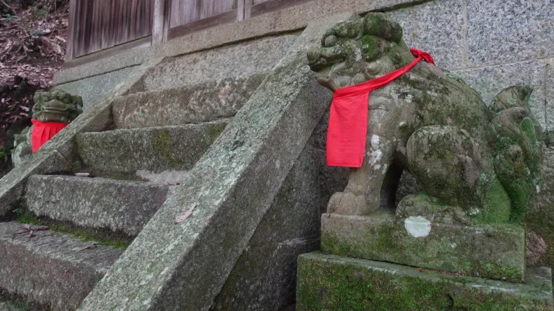 波多甕井神社の狛犬