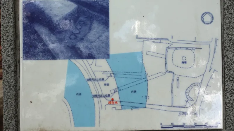 ヒシアゲ古墳の地図
