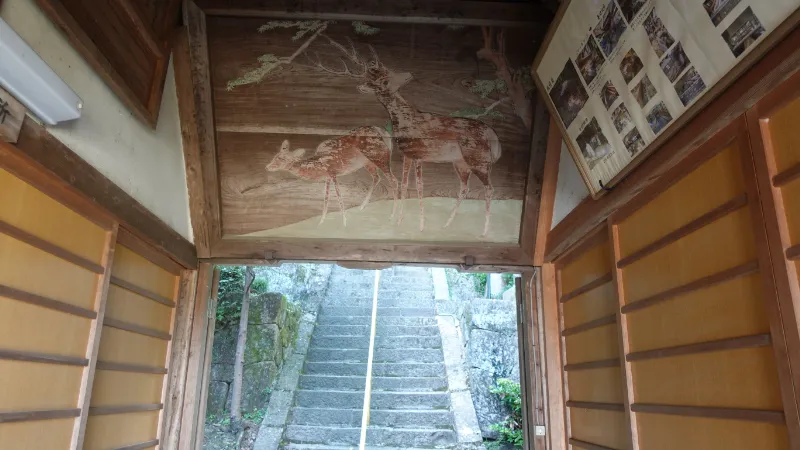 大坂山口神社割拝殿の奉納絵馬