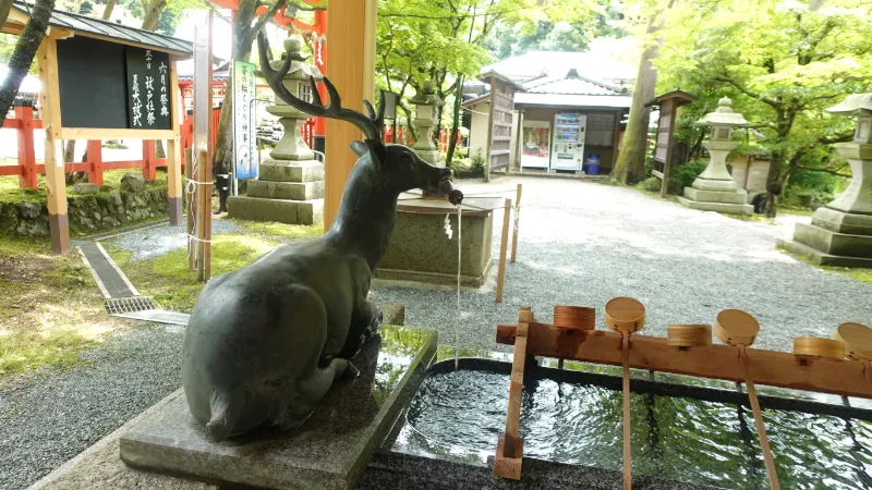 大原野神社の手水舎