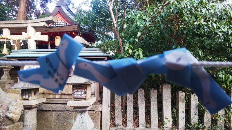 鏡作坐若宮神社の白蛇