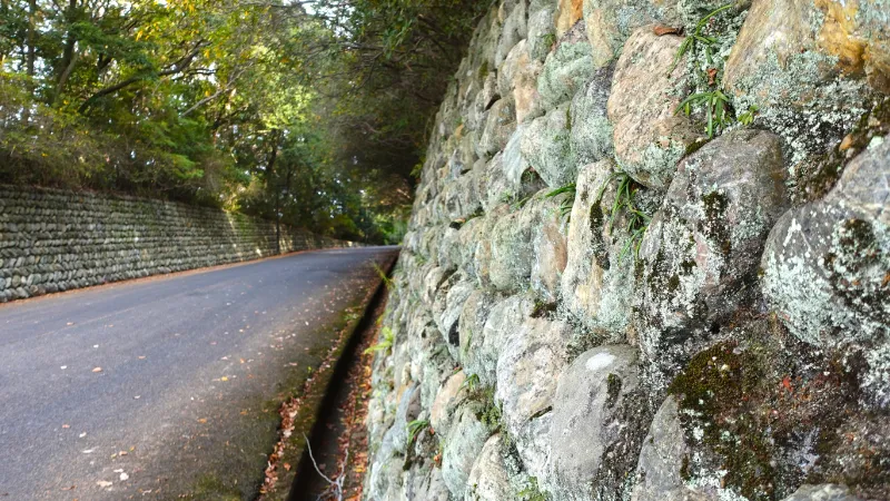 石上神宮の石垣